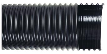 PVC Kink-Free Corrugated Hose Black - 3/4 Inch (Price per foot)