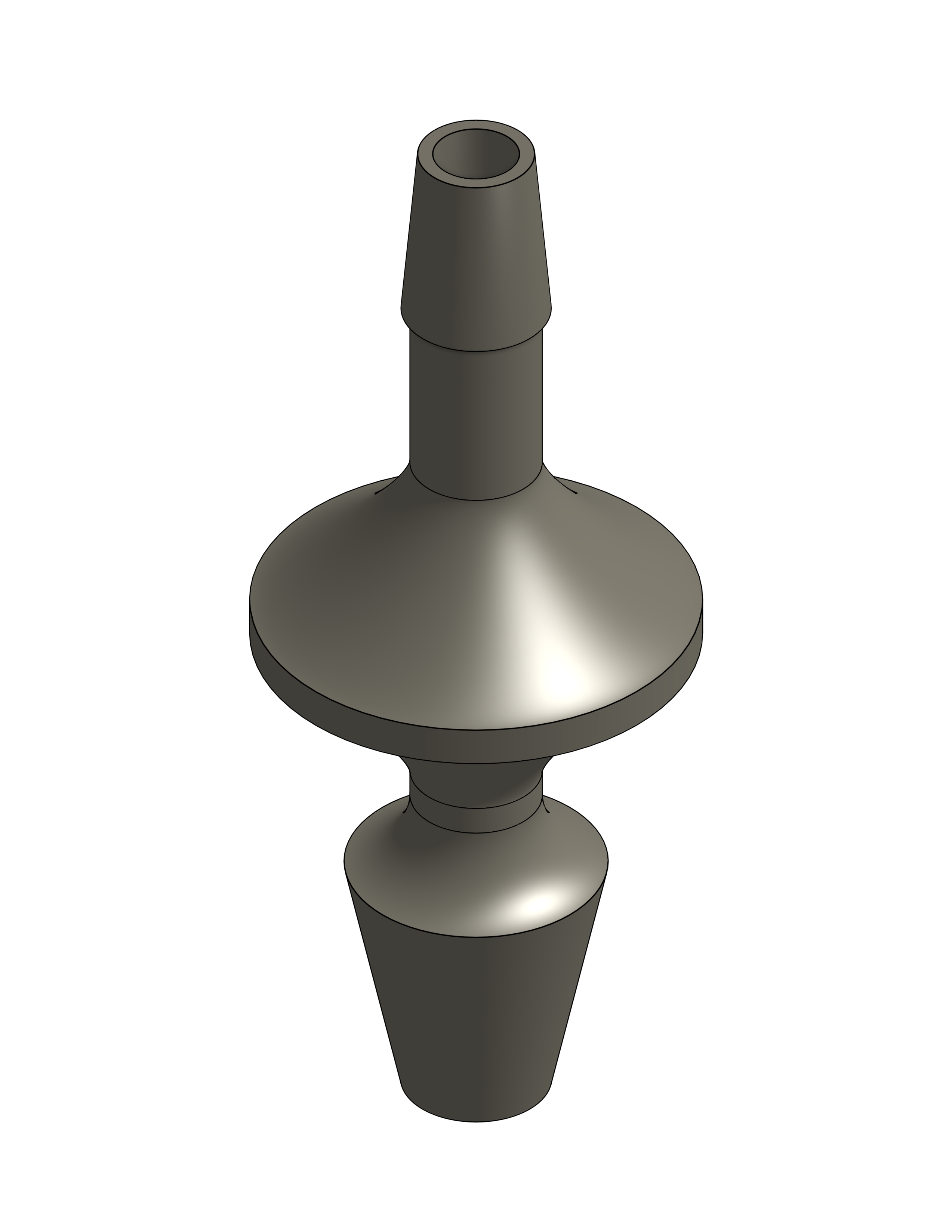 Porcupine Prints 3D Kamoer Reducing barb fitting