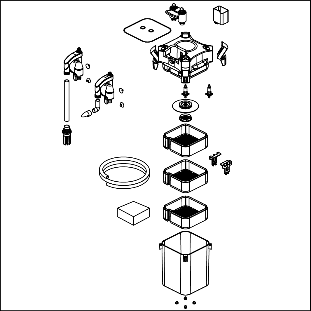 Sicce WHALE 350 Canister Filter - 330gph