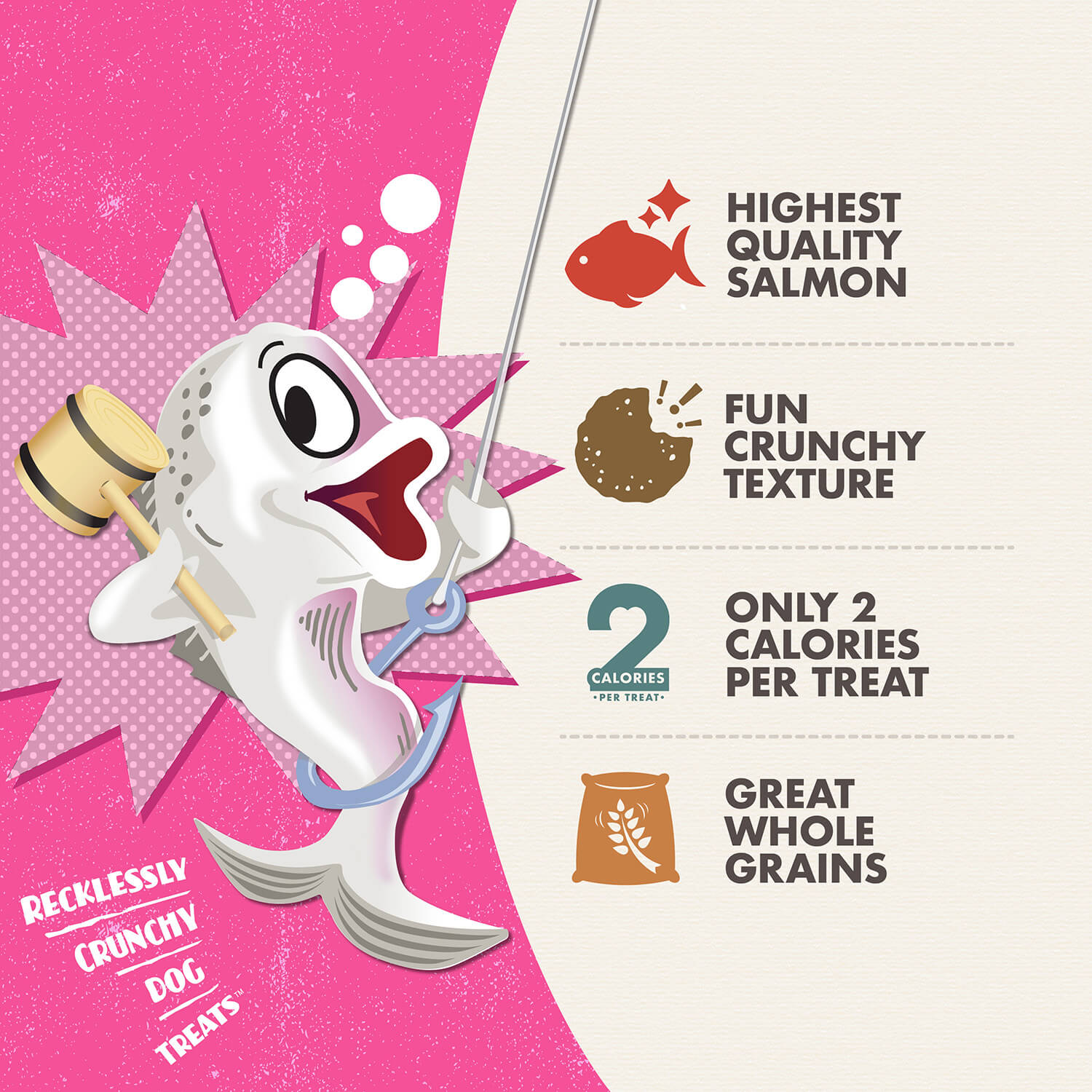 Fromm Slammon Smoked Salmon Flavor Dog Treats - 6oz