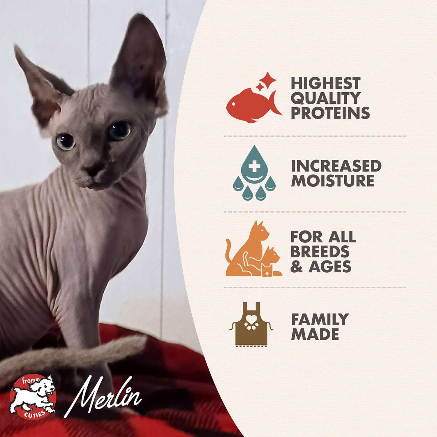 Fromm Four Star Seafood & Shrimp Pâté Wet Cat Food - 155g