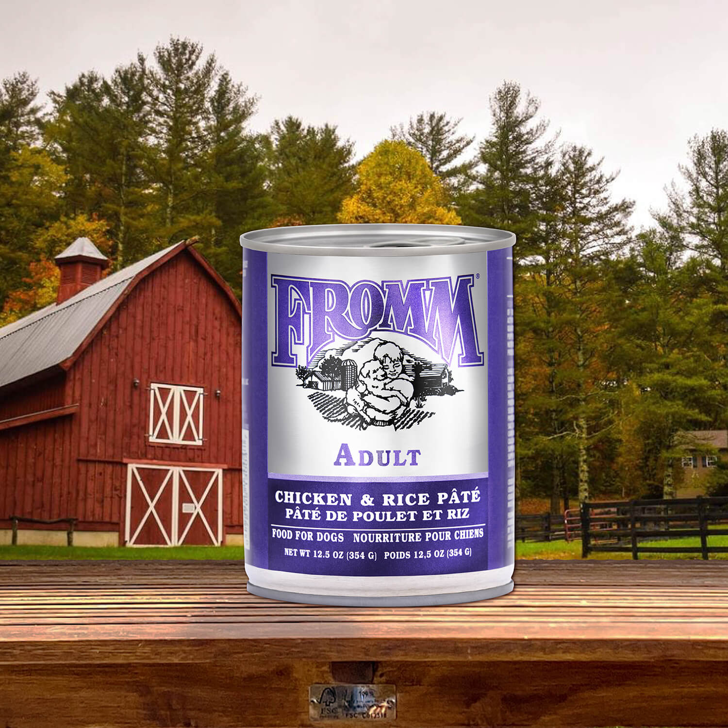 Fromm Adult Chicken & Rice Pâté Wet Dog Food - 12.2oz