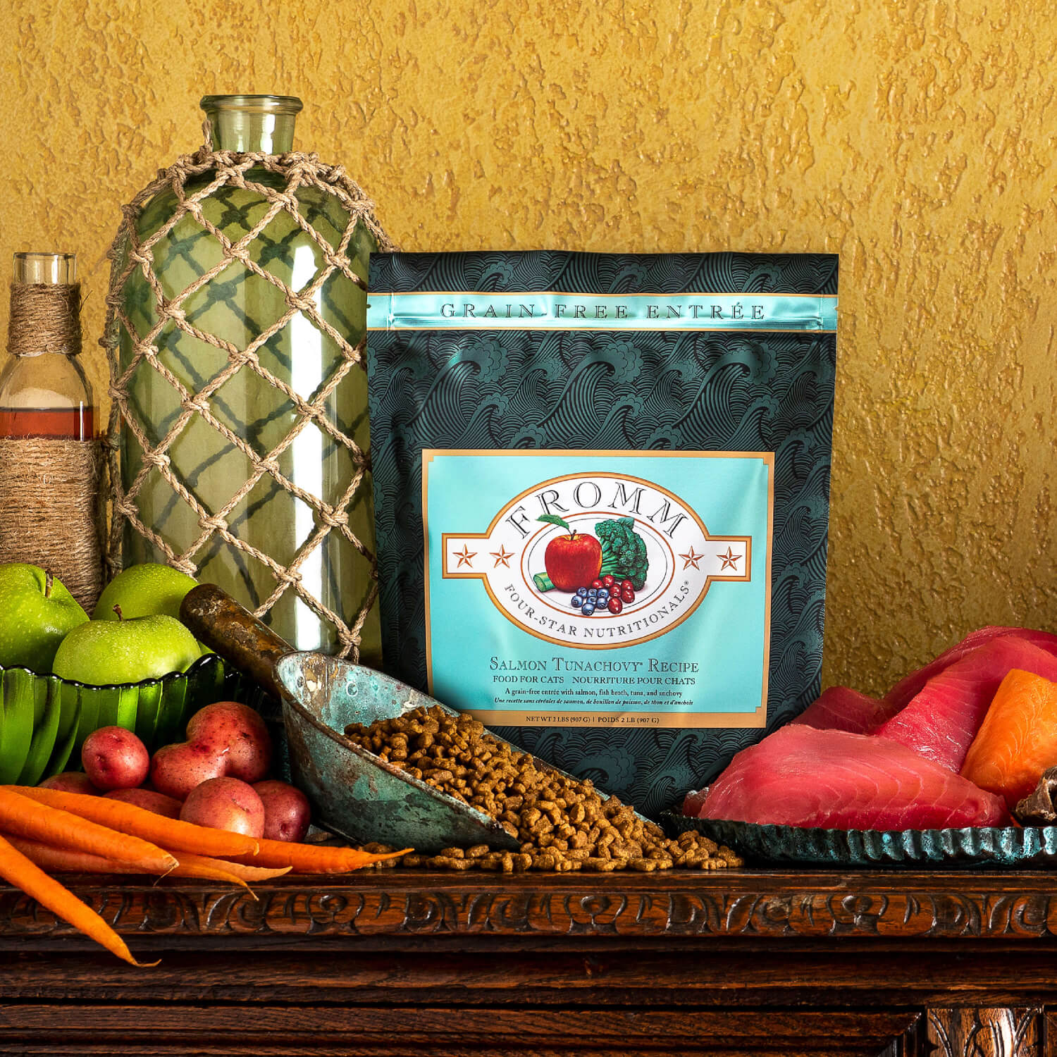 Fromm Salmon Tunachovy Recipe Dry Cat Food - 4.54kg