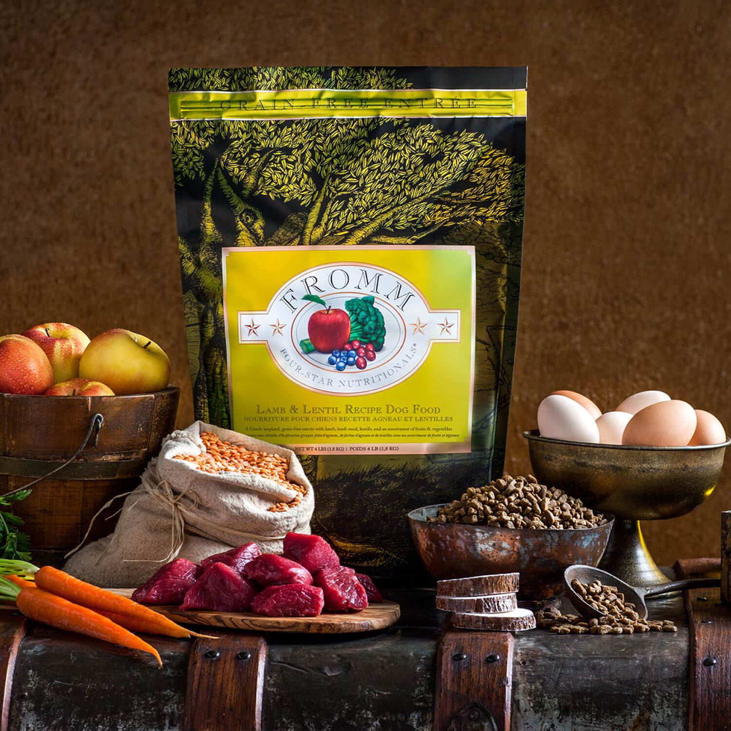 Fromm Four Star Nutritionals Lamb & Lentil Recipe Dry Dog Food - 5.4kg