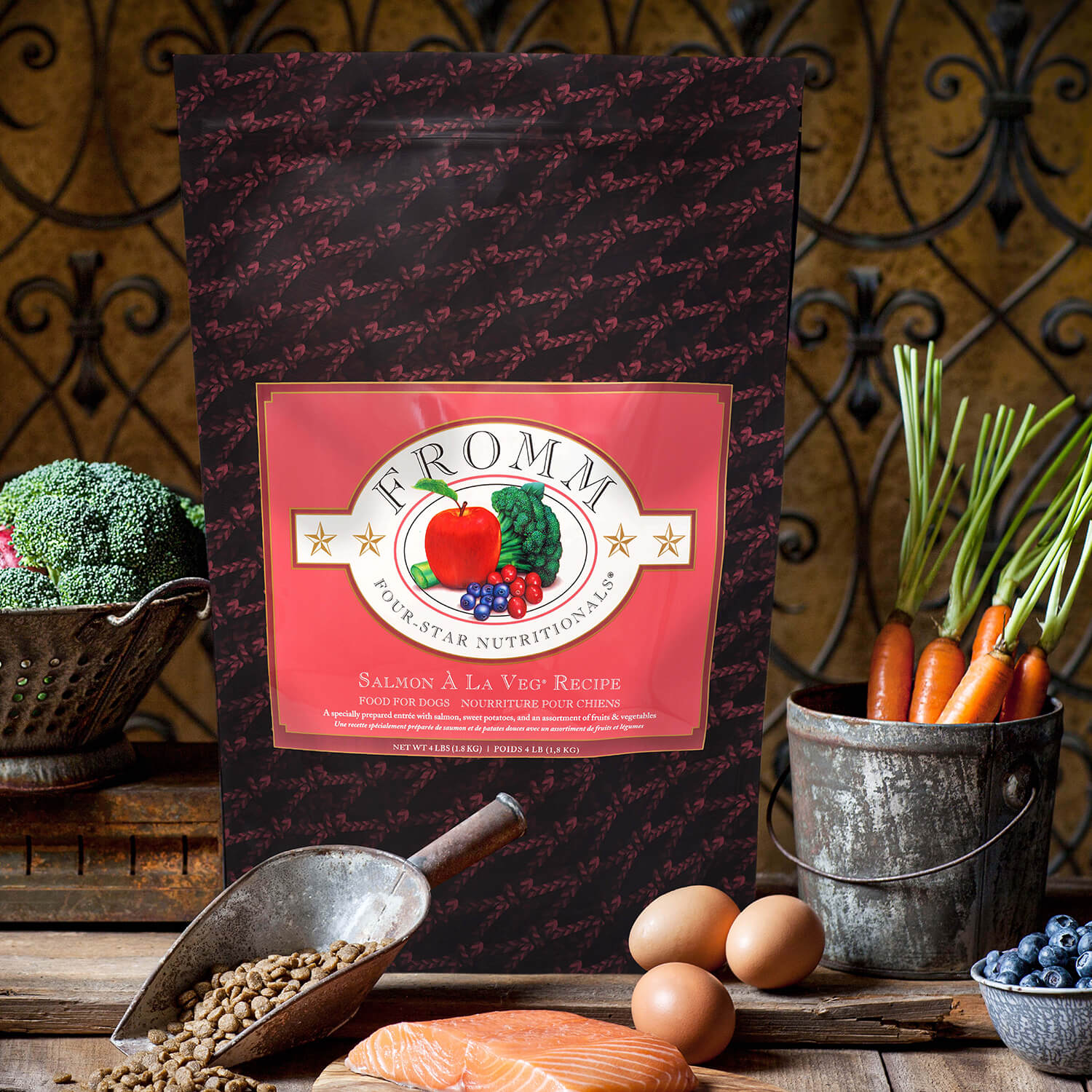 Fromm Four Star Nutritionals Salmon À La Veg Recipe Dry Dog Food - 5.4kg