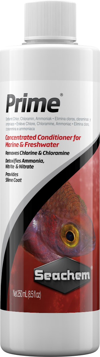 Seachem prime sales water conditioner