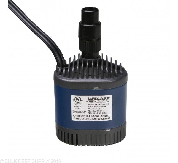 Lifegard Quiet One 200 Aquarium Pump - 87 GPH