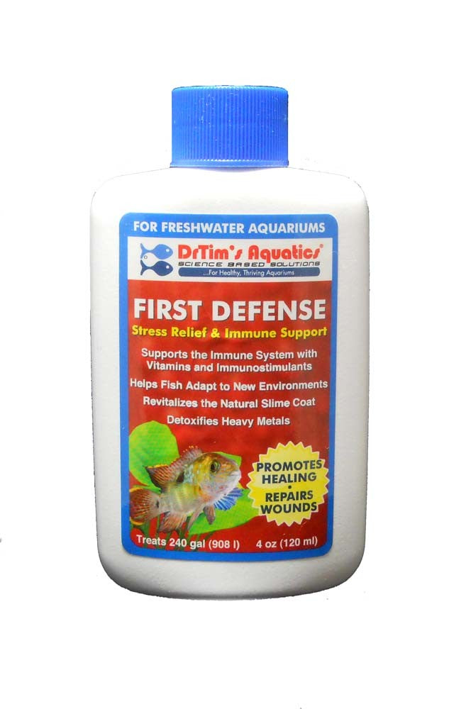 DrTim’s Aquatics First Defense Stress Relief-Immune Help Freshwater Aquaria 4oz