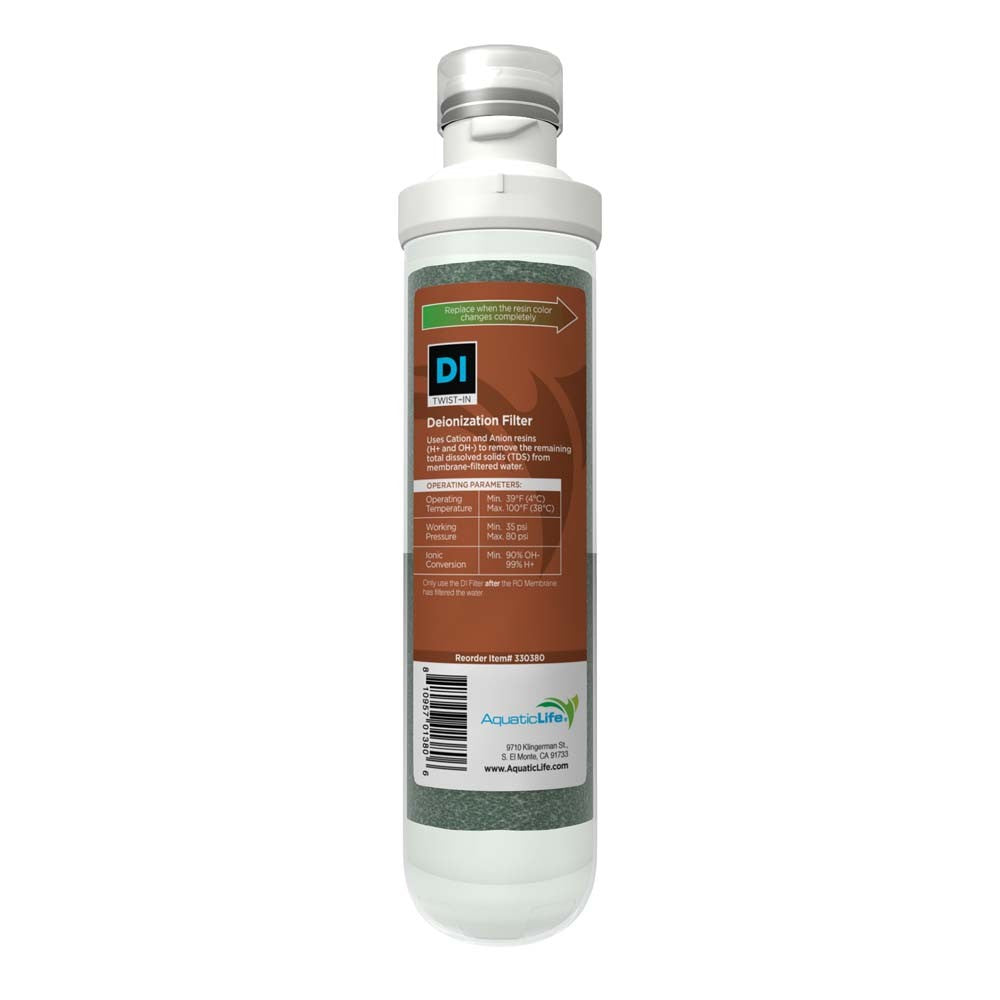 Aquatic Life Twist-In Color Changing Deionization Filter Cartridge