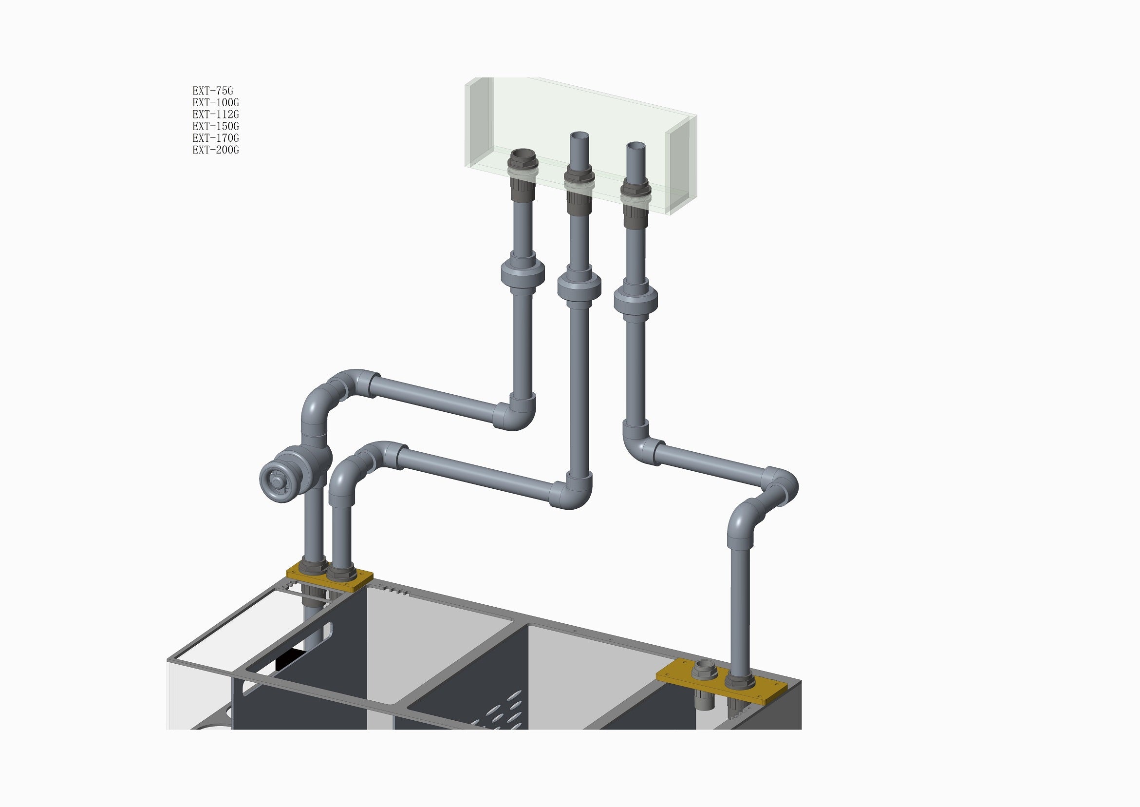 Innovative Marine EXT 100 Gallon Complete Reef System - White