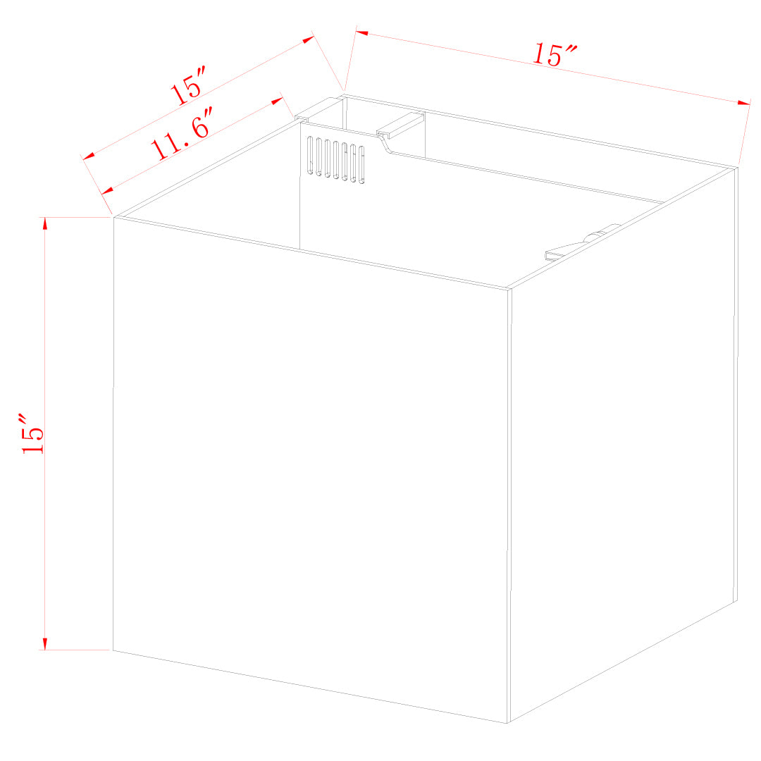 Innovative Marine NUVO Fusion - 15 AIO Cube Aquarium - Desktop Starter Kit