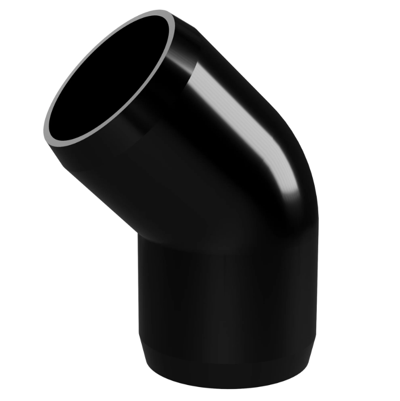 PVC 45 Degree Elbow Schedule 40 - 1" Black