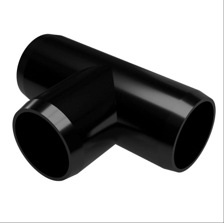 PVC Tee Schedule 40 - 1" Black