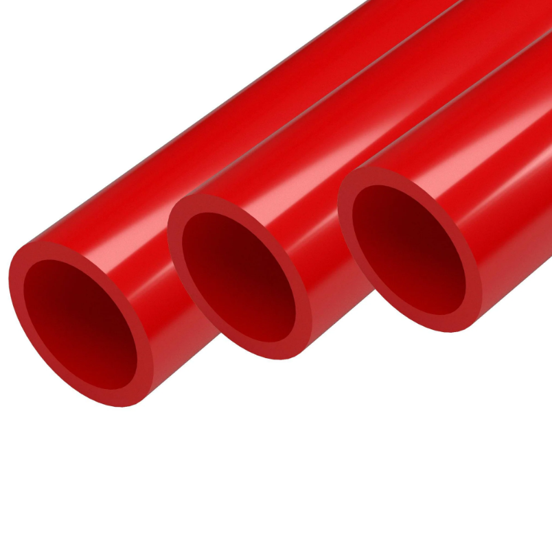 47" PVC Pipe Schedule 40 - 1/2" Red
