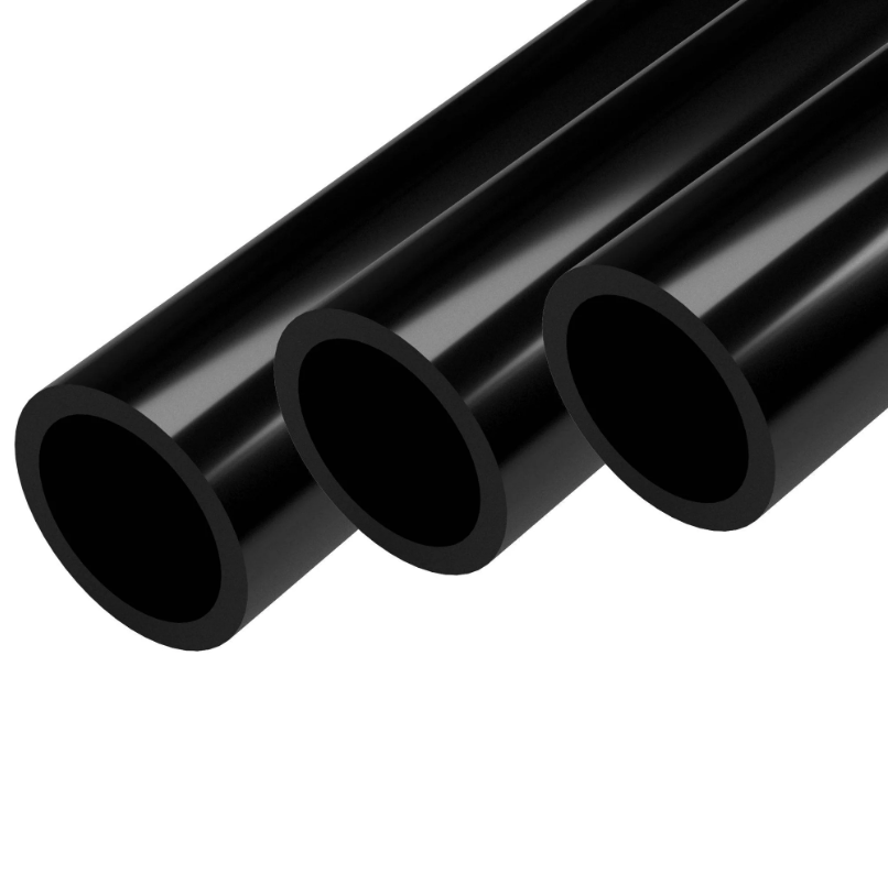 47" PVC Pipe Schedule 40 - 2" Black