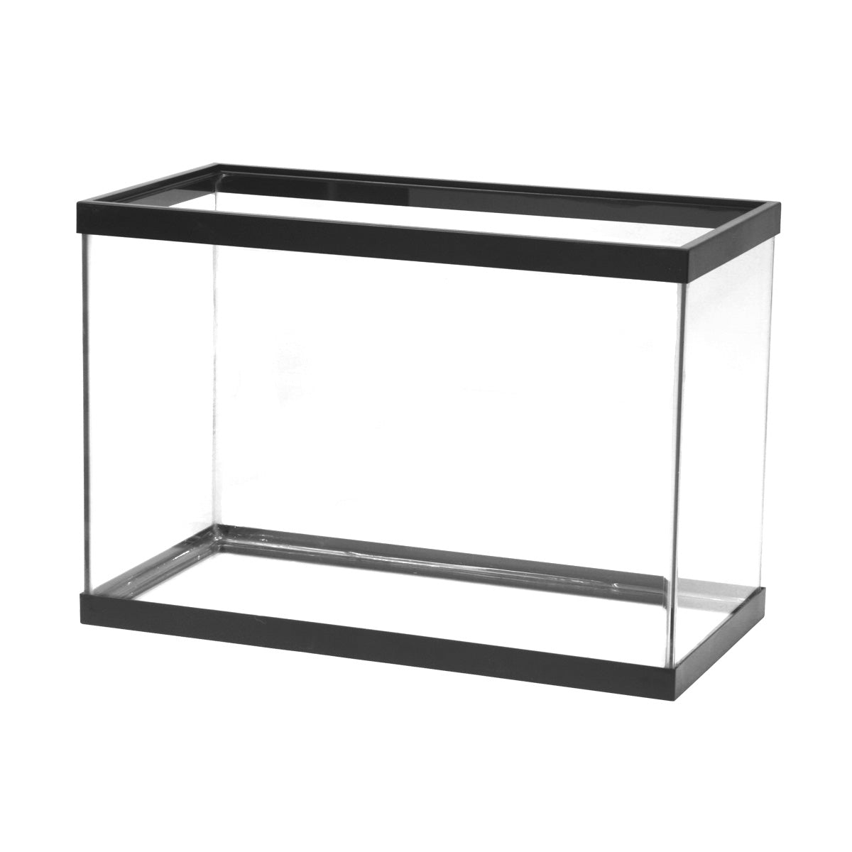 Aqueon Standard Rectangular Aquarium Black Trim 20 Gal High