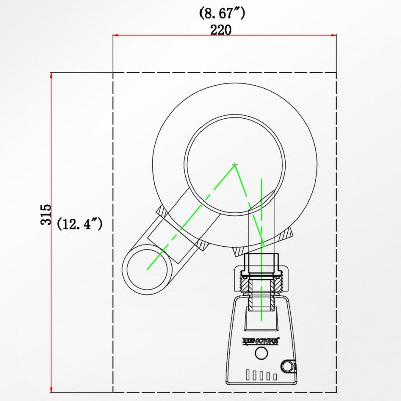 Reef Octopus Classic INT-150 6” Internal Protein Skimmer