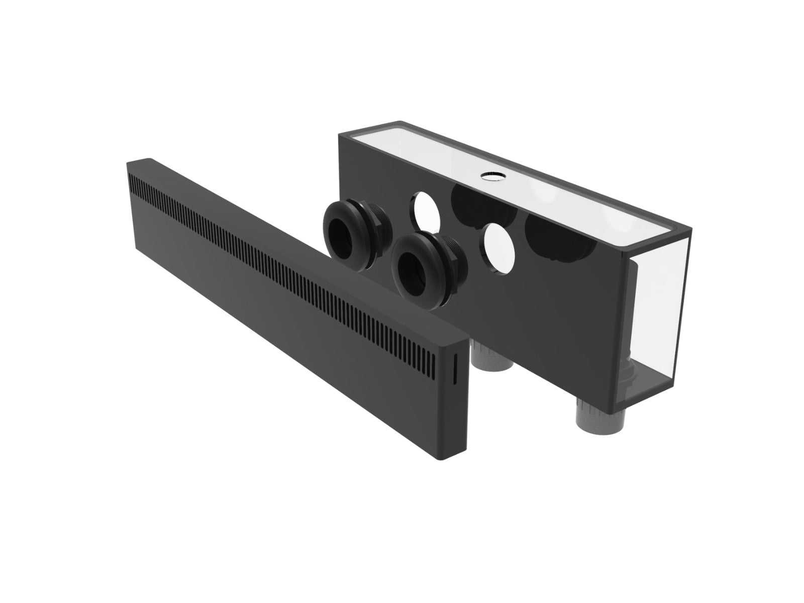 Fiji Cube Low Profile External Overflow Box - 2400 GPH