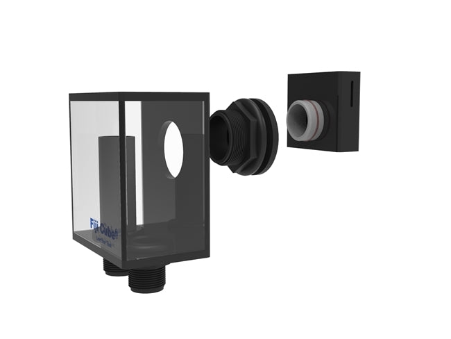Fiji Cube Low Profile External Overflow Box - 400 GPH