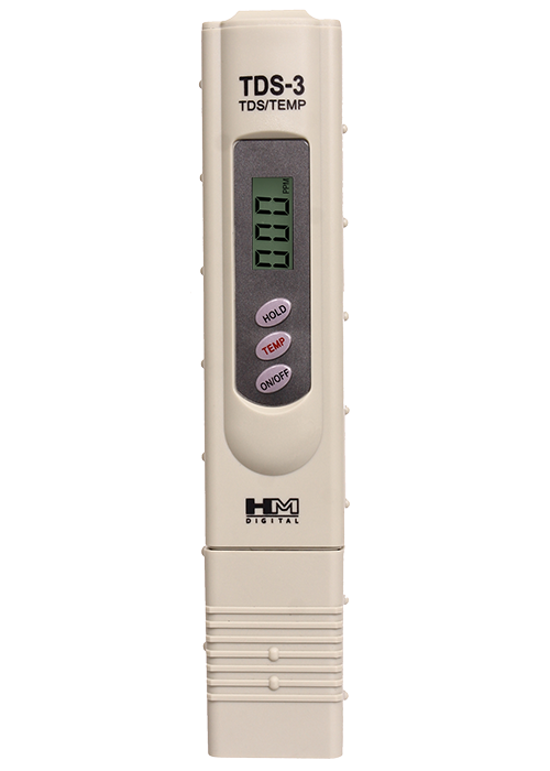 HM Digital Handheld TDS Meter with Carrying Case TDS-3