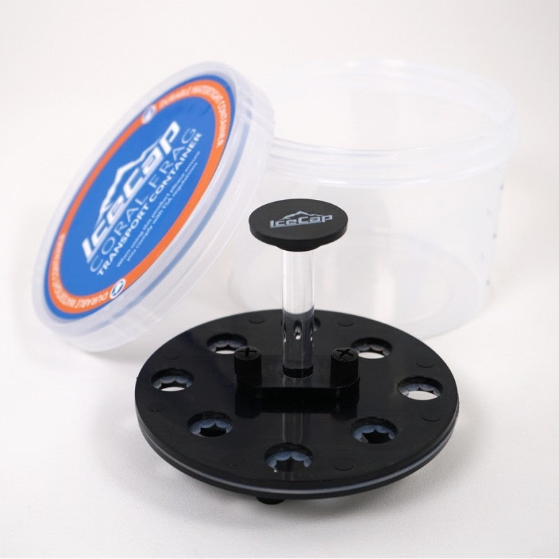 IceCap Coral Frag Transport Container - 8 Plugs