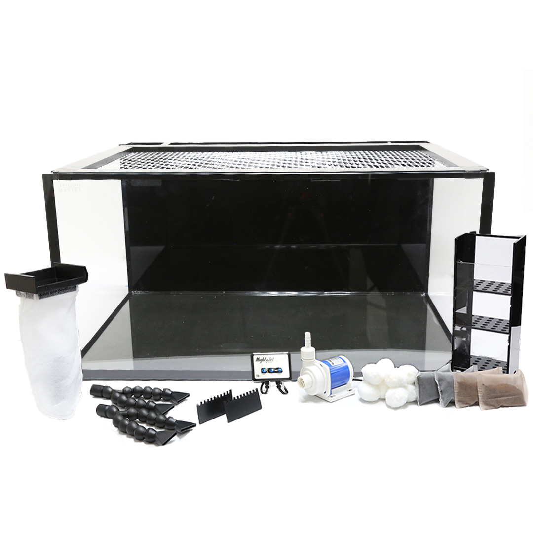 Innovative Marine Fusion Pro 2 | 50 AIO Lagoon Aquarium w/ APS Stand - Black