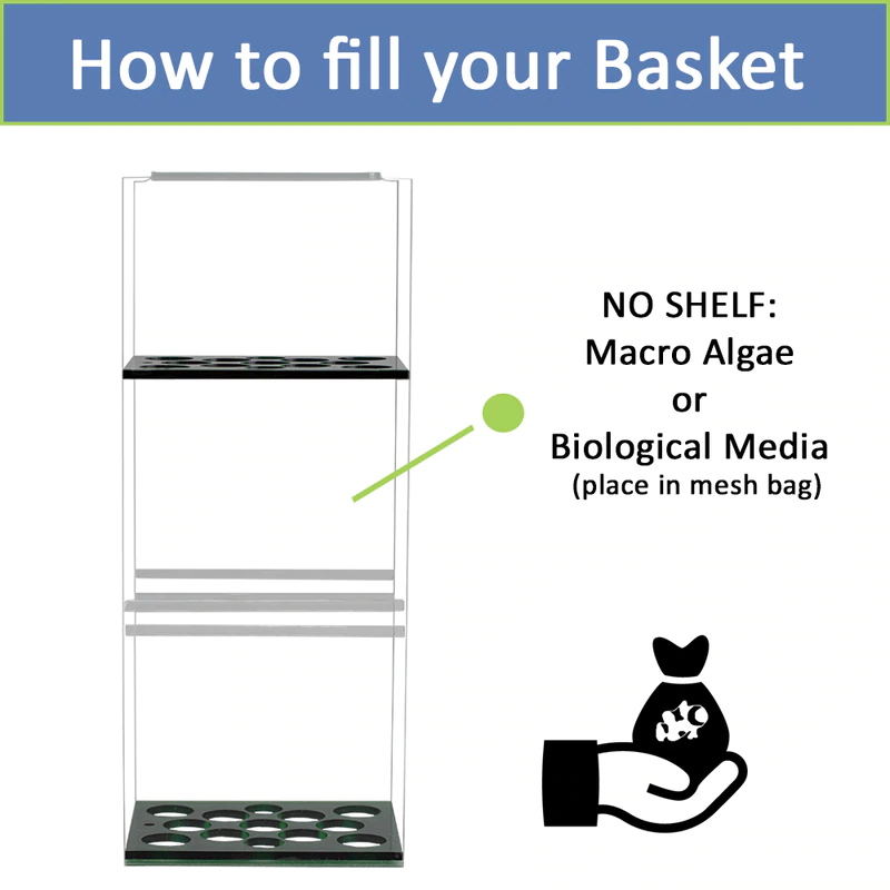 inTank Chamber Two Media Basket For Fluval Evo 13.5 | Evo 52L | Spec 16 | Spec 60L