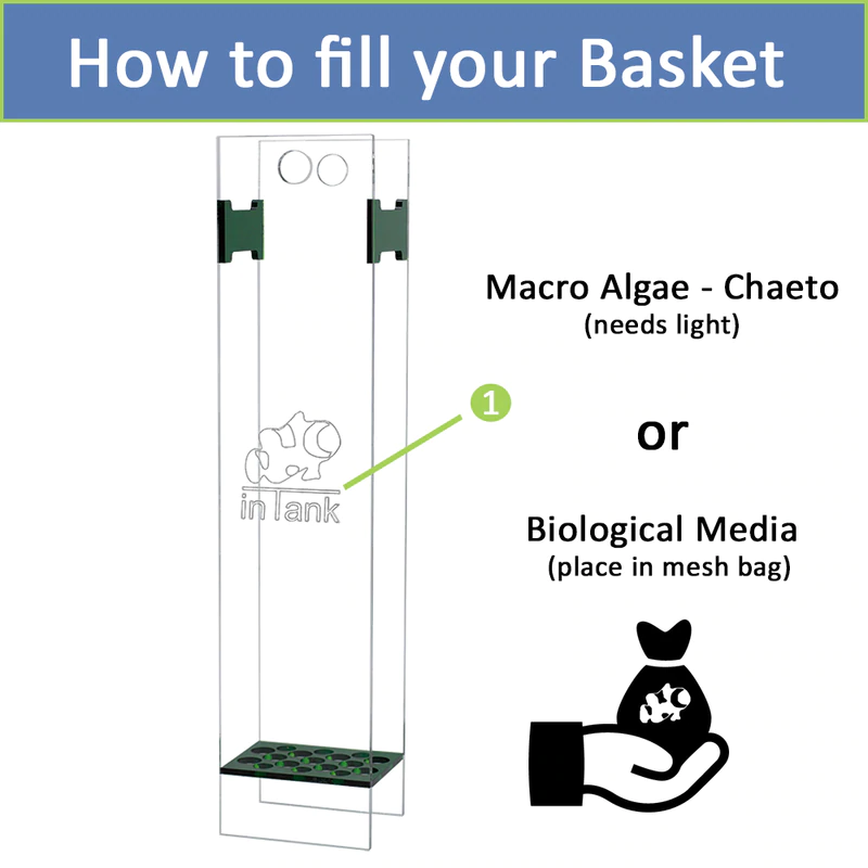 inTank Fuge Basket for Coralife LED BioCube 32