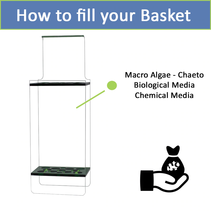 inTank Fuge Basket for Innovative Marine Fusion-Pro Nano 10 | Fusion 15 | Fusion 20 | Lagoon 25 | Fusion Peninsula 14 & 20