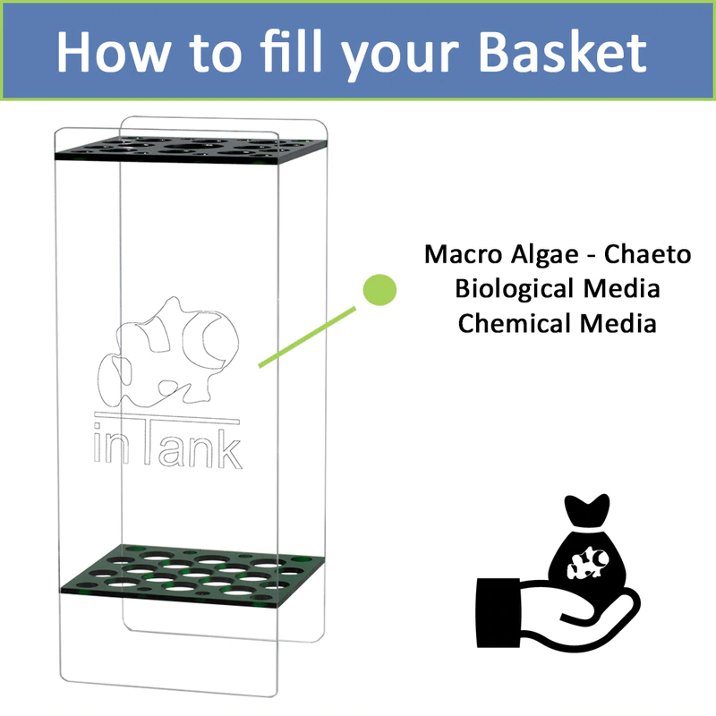 inTank Fuge Basket for Innovative Marine Fusion/Pro 30L | Fusion 40L | Fusion 40 | Fusion Lagoon 50