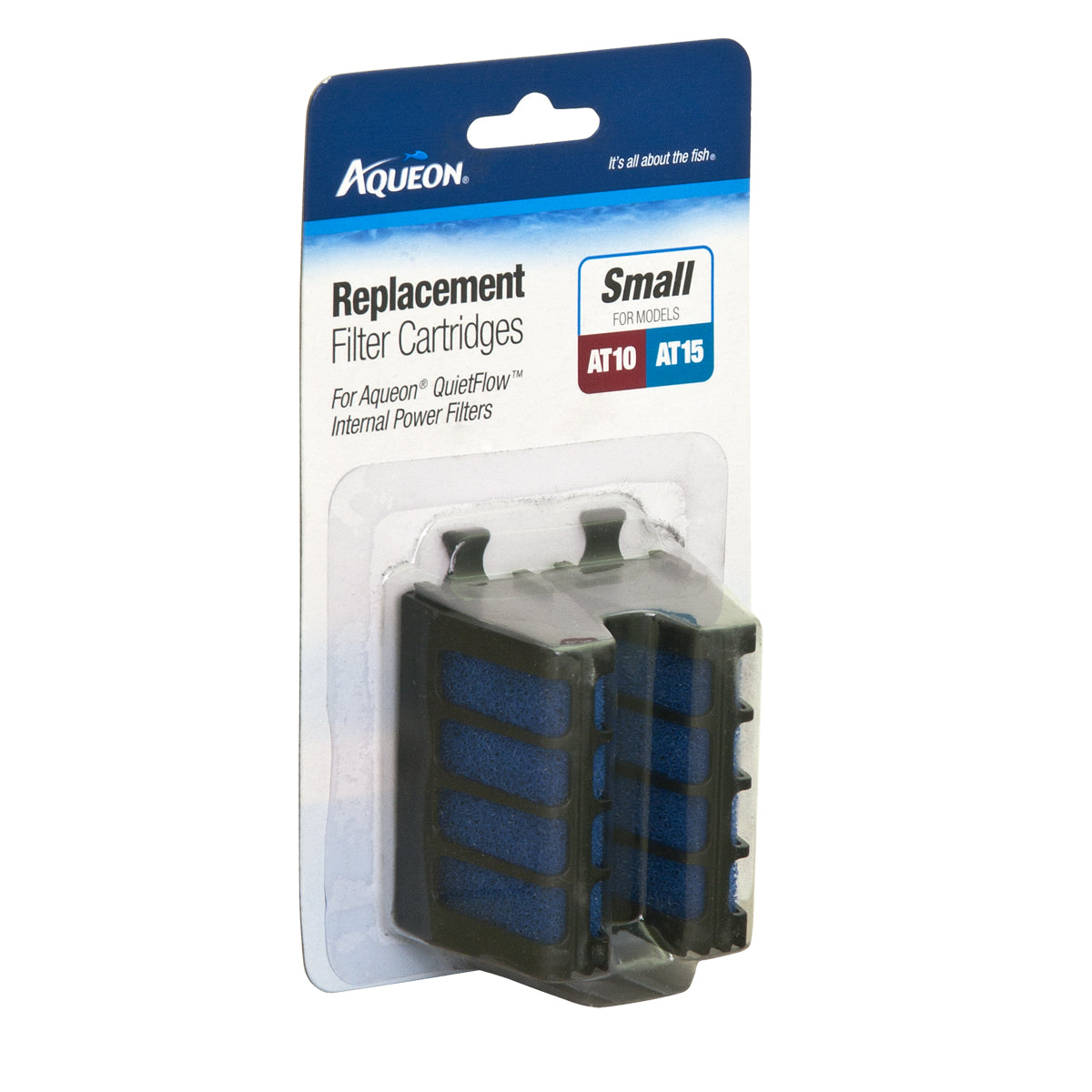 Aqueon Replacement Filter Cartridge QuietFlow Internal Power Filter Mini-Small - 2pk