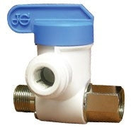 John Guest Reverse Osmosis RO Fitting - ASVPP1LF Angle Stop Valve 1/4 Inch