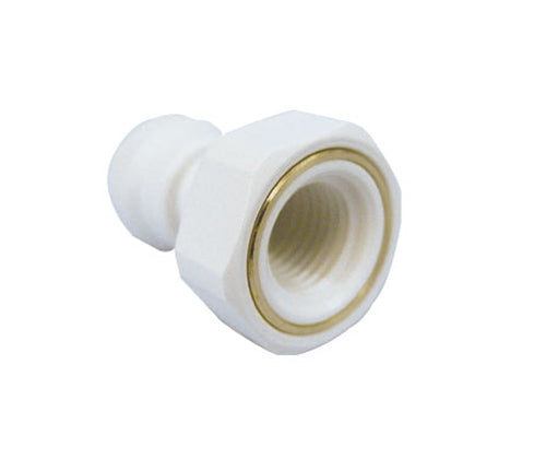 John Guest Reverse Osmosis RO Fitting - PP450821W Female Adaptor 1/4 Inch Tube x 1/8 Inch NPTF Thread
