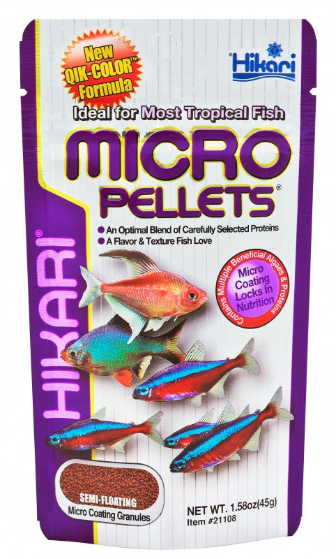 Hikari Tropical Micro Pellets Granules - 1.58 oz