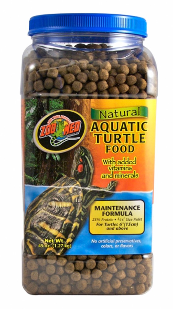 Zoo Med Natural Aquatic Turtle Food - Maintenance Formula 45 oz