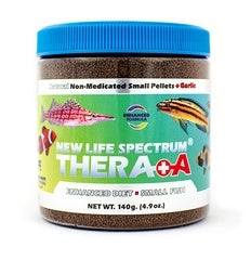 New Life Spectrum Thera +A Small Fish Formula - 0.5mm-0.75mm Sinking Pellets - 140g