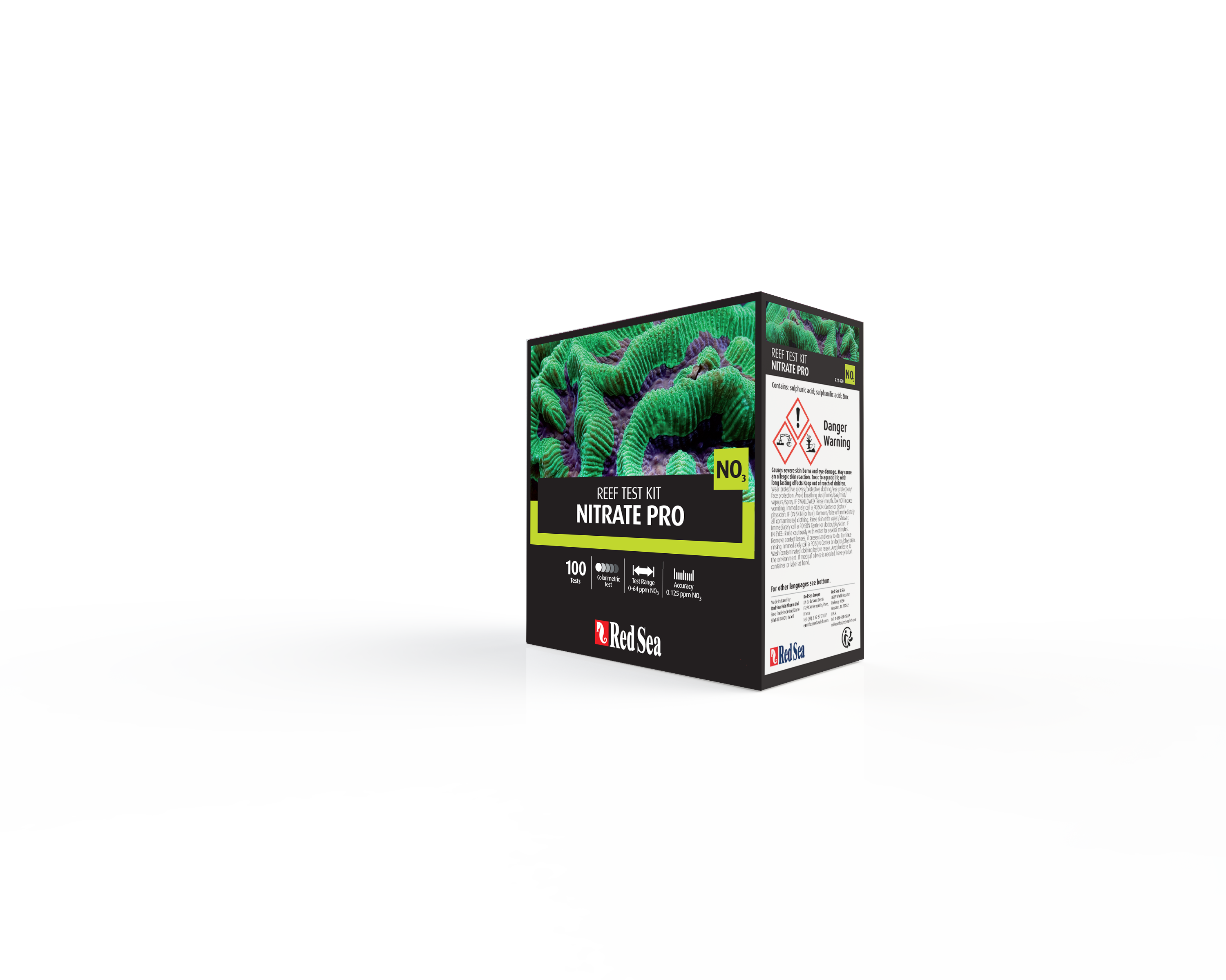 Red Sea Nitrate Pro High Accuracy Titration Test Kit - 100 Tests