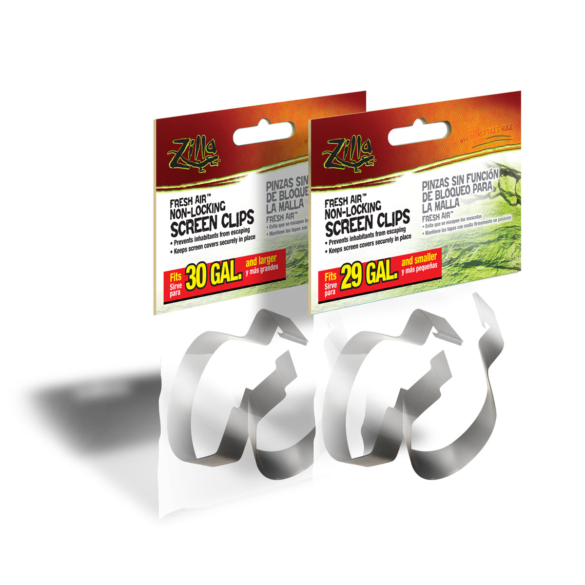 Zilla Fresh Air Non-Locking Screen Clips