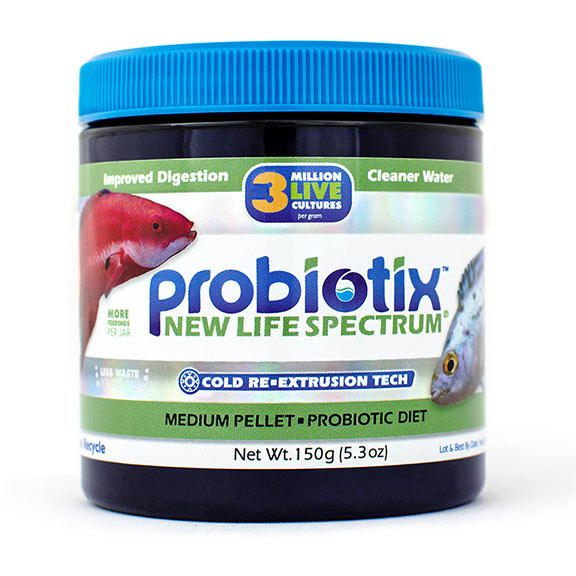 New Life Spectrum Probiotix Fish Food Medium Pellet 150g