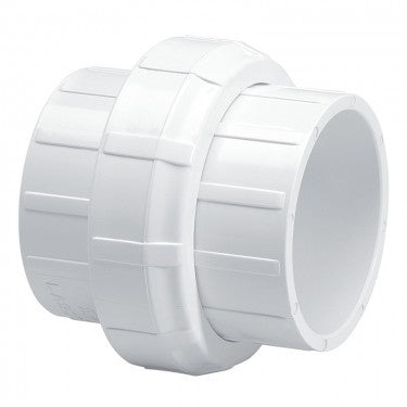 PVC Union Fitting Slip White - 1-2 Inch