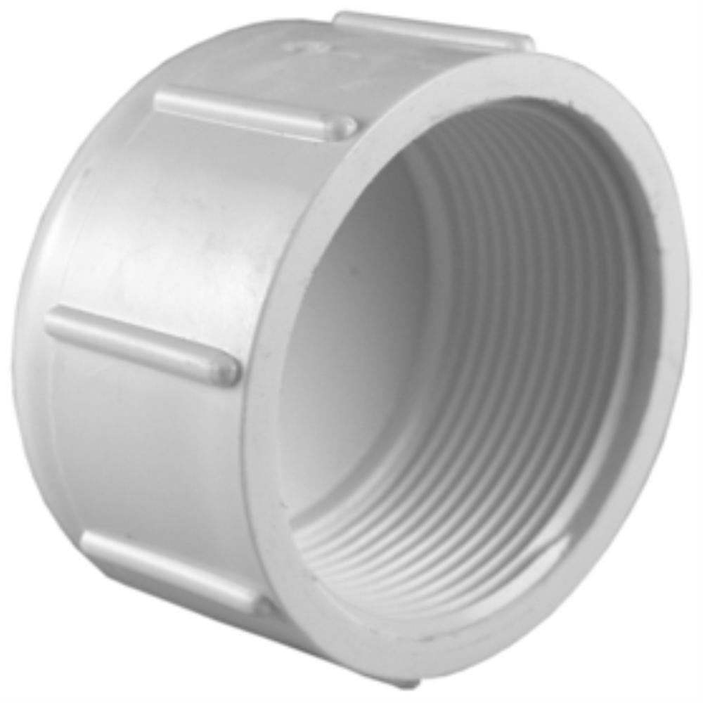 PVC End Cap Threaded Schedule 40 3 4 Inch White pvc-end-cap-threaded-schedule-40-3-4-inch-white