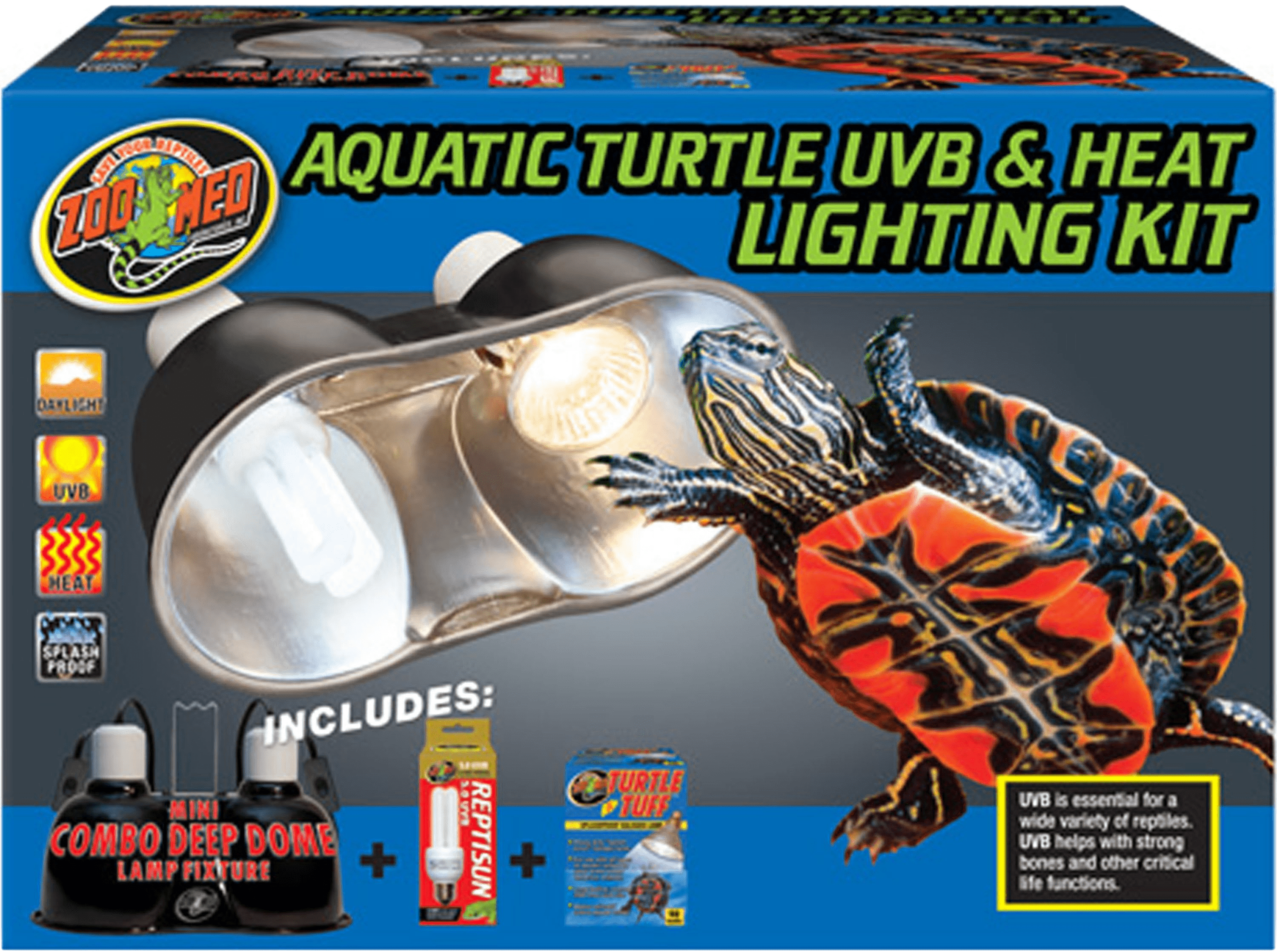 Zoo Med Aquatic Turtle UVB Heat Lighting Kit