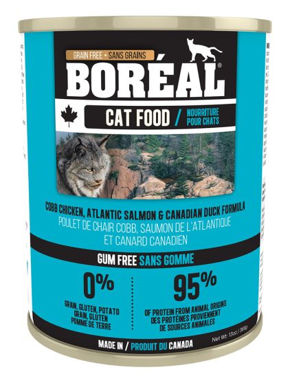 Boreal Cobb Chicken, Canadian Duck & Atlantic Salmon Wet Cat Food Can - 369g