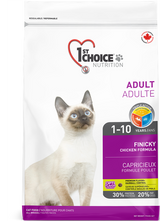 1st Choice Nutrition Finicky Chicken Dry Adult Cat Food - 2.72kg