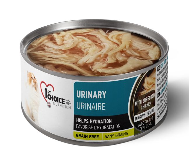 1st Choice Nutrition Urinary Health Shredded Chicken Adult Wet Cat Food - 85g