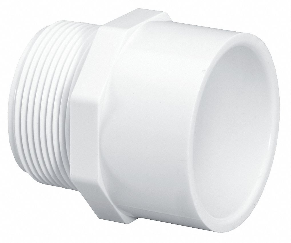 PVC Male Adapter Schedule 40 - 2" White