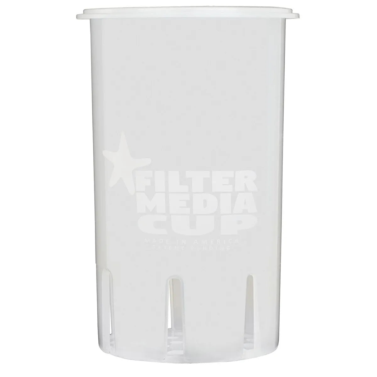 Filter Media Cup - 4 Inch - Sea Foam White