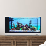 Innovative Marine NUVO Fusion Pro 2 - 20 Peninsula AIO Aquarium w/ APS Pedestal - White
