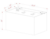 Innovative Marine NUVO Fusion - 20 Long AIO Aquarium - Desktop Starter Kit