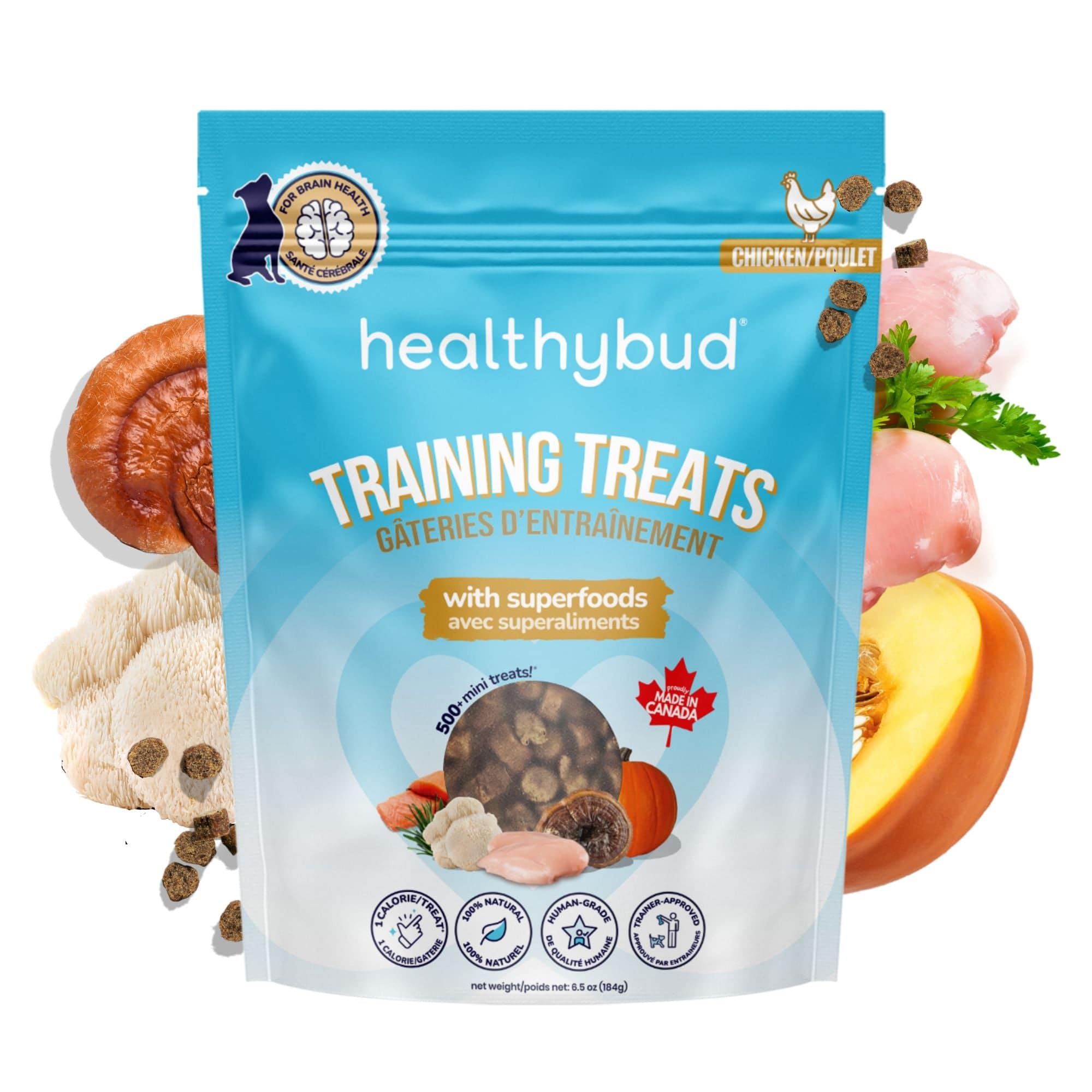 Healthybud Chicken Mini Training Treats - 184g - The Pet Source